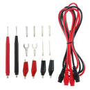 16pcs/ Set Multifunction Multimeter Alligator Probe Silicone Test Lead Tool A