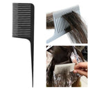 Plastic Weaving Highlighting Foiling Hair Comb for Salon Styling Combs Black