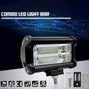 4 Inch 72W Spot LED Light Work Bar Light Driving Fog Off-Road SUV ATV C USA