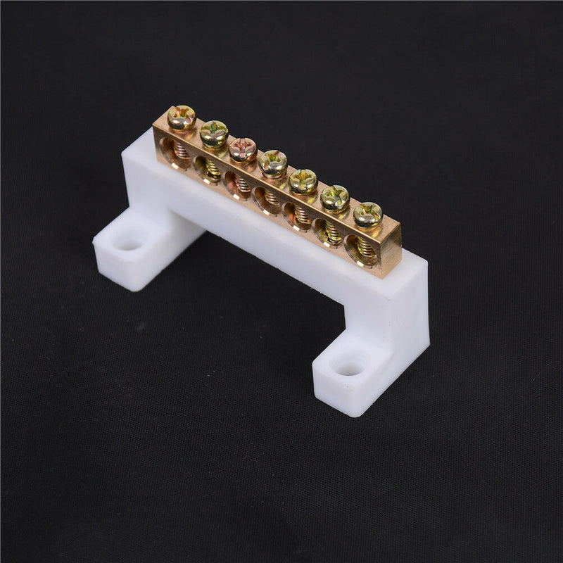 7 Positions Electric Cable Connector Screw Barrier Terminal Strip Bar BX