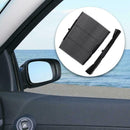 Car Side Window Sunshade Folding Sun Shade UV Protection Curtain (Black)