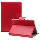 Case Universal Crystal Stand Leather Cover for 7" Tablet PC (red)