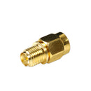 2pcs RP-SMA Female Jack to SMA Male Plug Straight RF Coax Adapter Connector New