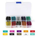 120X Mini Blade Fuse Assortment Auto Car Motorcycle SUV FUSES Kit APM ATM  GCR