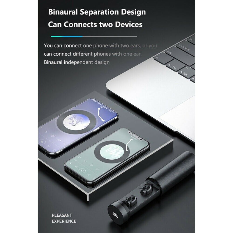 Mini 5.0 TWS bluetooth Earphones Wireless Headphones Touch Smart Earbuds Headset