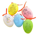 DIY Colorful Painted Eggs Plastic Manual Making Egg Toys Kid Education Toys