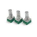 3x Knurled Shaft Single Linear B 10K ohm Rotary Potentiometer RK097N  Z BX