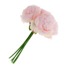 Handmade Wedding Bouquet Peony Silk Floral Bridal Hydrangea Decor Light Pink