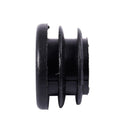 12 Pcs Chair Table Legs 22mm Dia Cap Round Ribbed Tube Tubing Insert