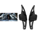 2Pcs Shifter Extension fits for Ford Focus 2015-2018 Kuga 2017-2019 Black