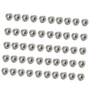 50 Pieces M6 Flange Nuts 304 Stainless Steel Hexagon Serrated Metric Thread