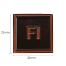 Creative Photoshop Design Lapel Pins Women Men Jacket Brooches (Style 14) A