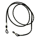 Black PU Leather Non-slip Eyeglasses Chain Holder Necklace Glasses Sunglasses