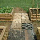 Garden Paving Pavement Mold Patio Concrete Stone Path Walk Maker Reuse,Plastic