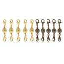 10pcs 8mm Ball Magnetic Clasp with Lobster Clasp Connector Jewelry Findings