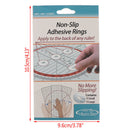 Non-slip Adhesive Rings Silicone Grips for Quilt Templates Patchwork Rulers DIY