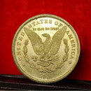 1889 Treasure lamp and Eagle Coin Collection Golden L8G4