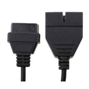 12 Pin to 16 Pin OBD2 Female Interface Diagnostic Cable Adapter for GM