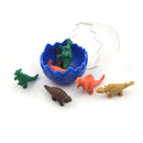 8Pcs/Pack Novelty Mini Dinosaur Egg Pencil Rubber Eraser with egg 3C