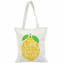 Canvas Tote Bag with Zipper Closure Grocery Shopping Bag Shoulder Bag for W