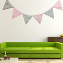 12 Flags Triangular Red Flag Bunting Wedding Birthday Party Home Decoration