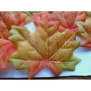 100 Autumn/Maple Silk Leaves Multi Coloured/Wedding/Decoration X4P7