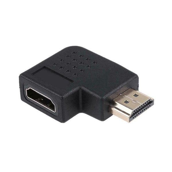 90 Degree Elbow Connector HDMI Port to HDMI Port Adapter Cable Connector #gib