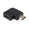 90 Degree Elbow Connector HDMI Port to HDMI Port Adapter Cable Connector #gib