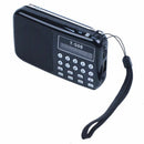 Mini Portable LED Digital FM Radio Speaker USB Micro SD TF Card MP3 Music P
