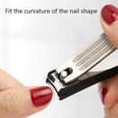 Anti-Splash Nail Clippers Cutter Manicure Stainless Steel Fingernail Clippe@