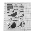 Bird Cage Transparent Seals Stamps for DIY Scrapbooking Card Making Crafts