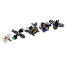 9pcs/Set Bee Dragonfly Sequins Rhinestones Bead Embroidered Patches Applique