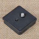 2pcs Quick Release Tripod Head QR Plate for Weifeng Tripod 330A Black