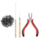 500x Micro Link Rings Beads Plier Hook Pulling Needle Tools  1
