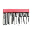 11Pcs Hex Wrench Set Hex Bit Electrician 50Mm Hex with Magnetic Inch Hex He