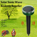 2 Pieces Solar Energy Ultrasonic Outdoor Animal Repellent Weatherproof For  B2B9