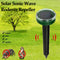 2 Pieces Solar Energy Ultrasonic Outdoor Animal Repellent Weatherproof For  B2B9