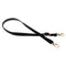 Black Adjustable Canvas Cross Body Bag Shoulder Bag Strap Replacement 1.2cm
