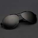Men's Retro Polarized Metal Black Sunglasses Glasses Driving Fishing Eyewear Hot