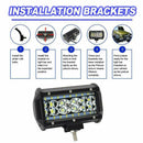 1X 5" 84W Car LED Work Light Bar Spot Flood Beams Combo For Off-road SUV Tr  J&M
