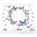 Newborn Photography Packing, Baby Props Printed Cotton Monthly Milestone Wr V5B3