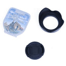 Lens Cap + Hood + UV Filter Compatible with 52mm Nikon D3100 A2A8