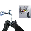 Extra Long Professional Silicone Oven Mitt, Heat Resistant Cooking Glove Wi