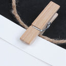 10 Pcs / Set Paper Photo DIY Wall Picture Hanging Frame Album Rope Clip Set K4H5