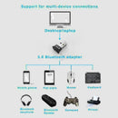 USB Black Adapter For Bluetooth V5.0 PC PS4 One Laptop Recei New Compu K8X6 X8R2