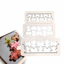 3Pcs Geometry Fondant Cookie Cake Mold Fondant Decor Embossed Tools Strip U3A3