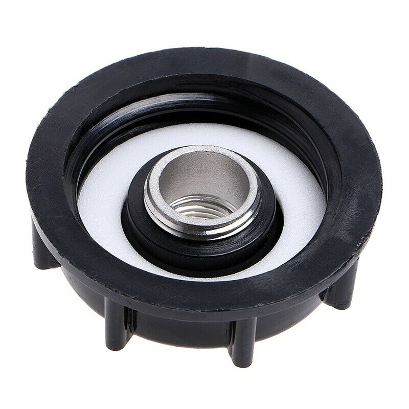 Gallon Ibc Tote Tank Drain Adapter Garden Hose 2 Inch Female To 1/2 Inch Fe