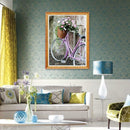 5D DIY Full Drill Diamond Painting Flowers Car Cross Stitch Mosaic (LM296)