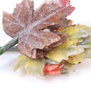 12pcs Christmas Leaves Home Scrapbooking Flower Wall Gifts Diy Artificial Plants