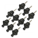 10pcs Guitar Bass Strap Locks Black Schaller-style Straplocks Replacement R